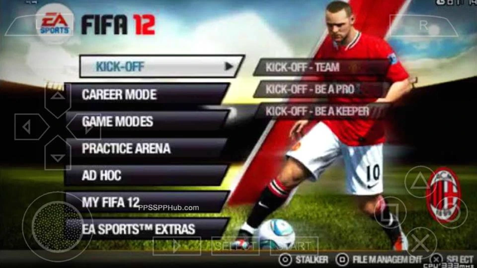 FIFA 12 PSP Features